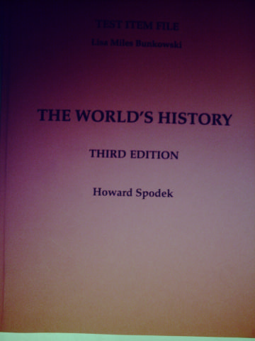 (image for) World's History 3rd Edition Test Item File (P)