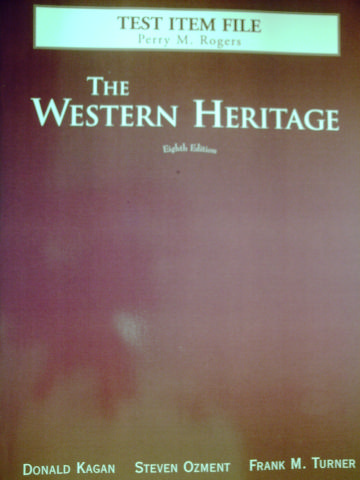 (image for) Western Heritage 8th Edition Test Item File (P) by Perry Rogers