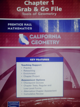 (image for) California Geometry Chapter 1 Grab & Go File (CA)(P)