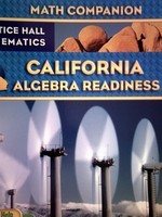 (image for) California Algebra Readiness Math Companion (CA)(P)