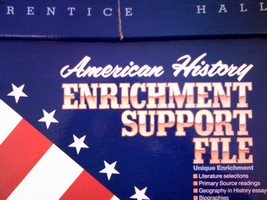 (image for) American History Enrichment Support File (TE)(Box) by Loppman,