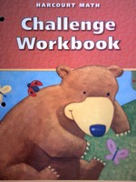 (image for) Harcourt Math K Challenge Workbook (P)