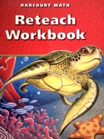 (image for) Harcourt Math 4 Reteach Workbook (CA)(P)