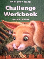 (image for) Harcourt Math 1 Challenge Workbook TE (TE)(P)