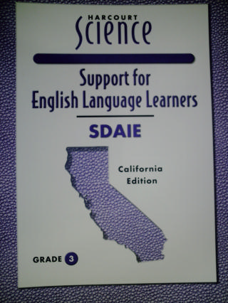 (image for) Harcourt Science 3 Support for English Language Learners (CA)(P)