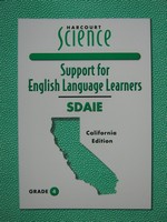 (image for) Harcourt Science 4 Support for English Language Learners (CA)(P)