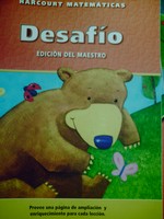 (image for) Harcourt Matematicas K Desafio Edicion del maestro (TE)(P)