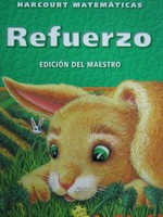 (image for) Harcourt Matematicas 1 Refuerzo Edicion del maestro (TE)(P)