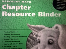 (image for) Harcourt Math 1 Chapter Resource Binder (CA)(Binder)
