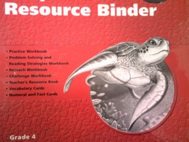 (image for) Harcourt Math 4 Chapter Resource Binder (CA)(Binder)