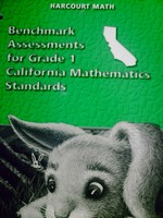 (image for) Harcourt Math 1 Benchmark Assessments (CA)(P)