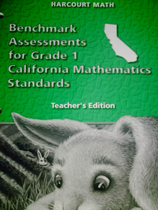 (image for) Harcourt Math 1 Benchmark Assessments TE (CA)(TE)(P)