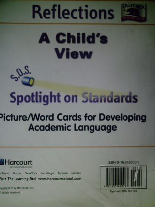 (image for) Reflections 1 SOS Picture/Word Cards for DAL (CA)(Pk)