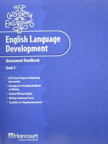 (image for) California Excursions 5 ELD Assessment Handbook (CA)(P)