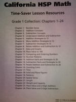 (image for) California HSP Math 1 Time-Saver Lesson Resources (CA)(Pk)