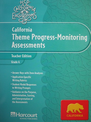(image for) California Excursions 4 Theme Progress-Monitoring (CA)(TE)(P)