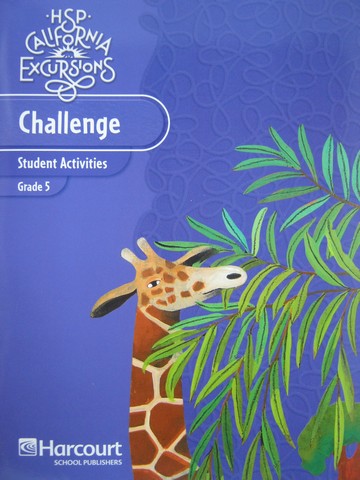 (image for) California Excursions 5 Challenge Student Activities (CA)(P)