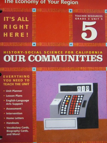 (image for) History-Social Science for California 3 Unit 5 TR (CA)(TE)(P)