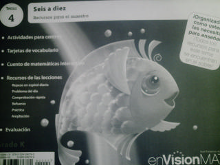 (image for) enVision Math en espanol California K Tema 4 TRM (CA)(TE)(Pk)