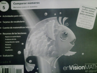 (image for) enVision Math en espanol California K Tema 5 TRM (CA)(TE)(PK)