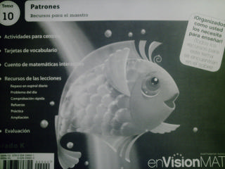 (image for) enVision Math California en espanol K Tema 10 TRM (CA)(TE)(Pk)