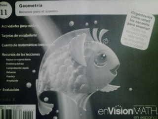 (image for) enVision Math en espanol California K Tema 11 TRM (CA)(TE)(Pk)