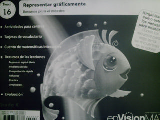 (image for) enVision Math en espanol California K Tema 16 TRM (CA)(TE)(PK)