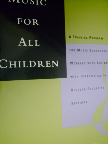 Music for All Children Facilitator Manual (Spiral) by Dark (image for) Music for All Children Facilitator Manual (Spiral) by Dark