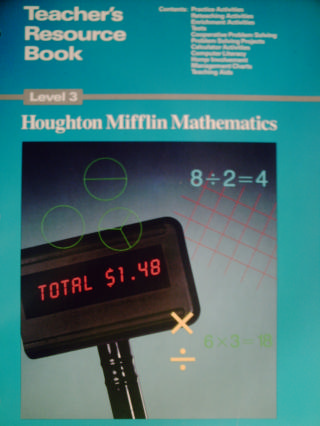 (image for) Houghton Mifflin Mathematics 3 TRB (TE)(P) by Capps, Cole, Quast, etc.