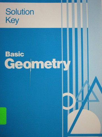 (image for) Basic Geometry Solution Key (P) by Jurgensen & Brown