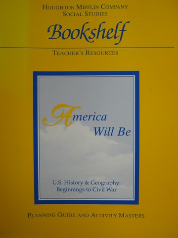 (image for) America Will be 5 Bookshelf Teacher's Resources (TE)(P)