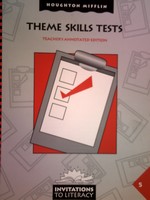 (image for) Invitations to Literacy 5 Theme Skills Tests TAE (TE)(P)
