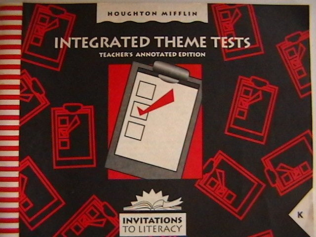 (image for) Invitations to Literacy K Integrated Theme Tests TAE (TE)(P)