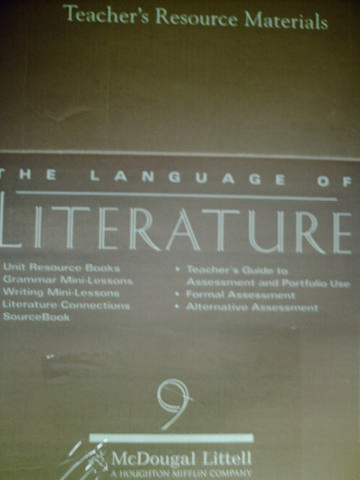 (image for) Language of Literature 9 TRM (TE)(PK)