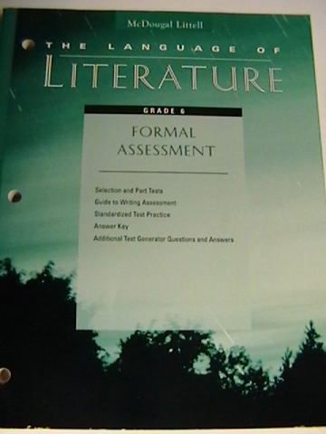 (image for) Language of Literature 6 Formal Assessment (P)