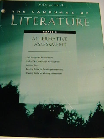 (image for) Language of Literature 6 Alternative Assessment (P)