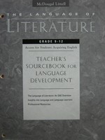 (image for) Language of Literature 9-12 Teacher's Sourcebook (TE)(P) - Click Image to Close