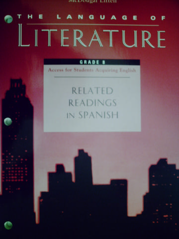 (image for) Language of Literature 8 Related Readings in Spanish (P)
