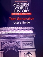 (image for) Modern World History Test Generator User's Guide (P)