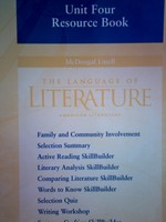 (image for) Language of Literature American Literature Unit 4 Resource (P)