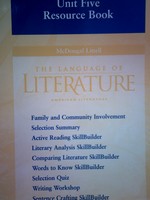 (image for) Language of Literature American Literature Unit 5 Resource (P)