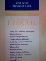 (image for) Language of Literature American Literature Unit 7 Resource (P)
