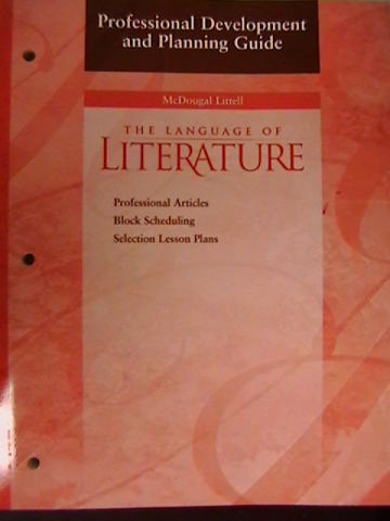 (image for) Language of Literature 9 Professional Development & Planning (P)