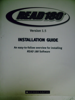 (image for) Read180 Version 1.5 Installation Guide (P)