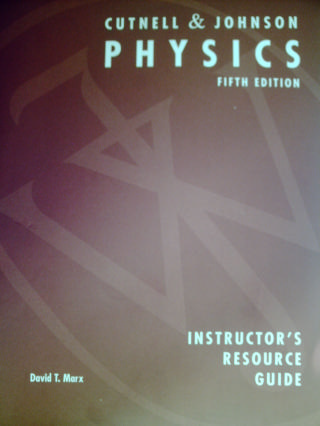 (image for) Physics 5th Edition Instructor's Resource Guide (TE)(P) by Marx