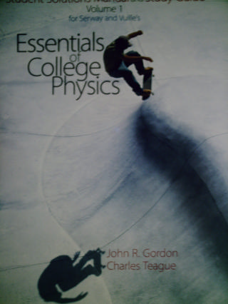 (image for) Essentials of College Physics Student Solutions Volume 1 (P)