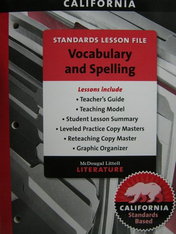 (image for) Literature 7 Vocabulary & Spelling (CA)(P)