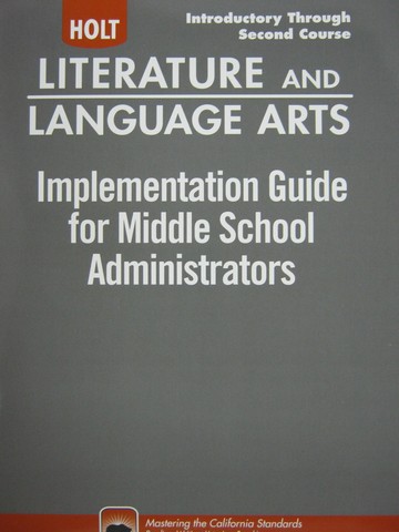 (image for) Implementation Guide for Middle School Administrators (CA)(P)