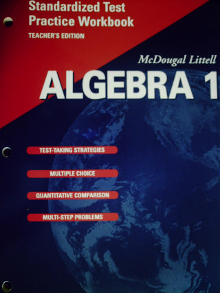 (image for) Algebra 1 Standardized Test Practice Workbook TE (TE)(P)