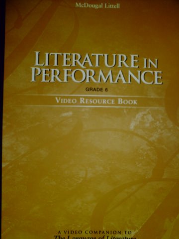 (image for) Language of Literature 6 Literature in Performance (P)